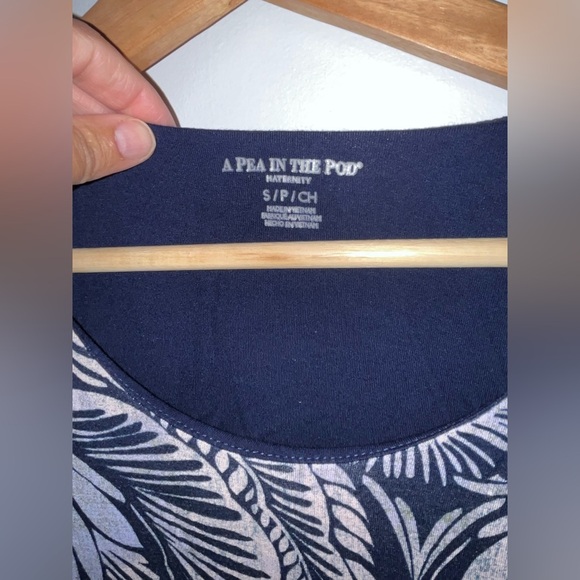 Nordstrom A Pea in a Pod ruched maternity dress Midi- small PTP 16.5inch - Picture 5 of 11